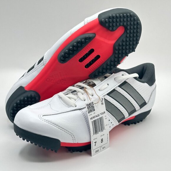 Men\'s Adidas Heritage Tour Cycling Shoes White IE1400 Size  Men 7/ Women 8 main image 8